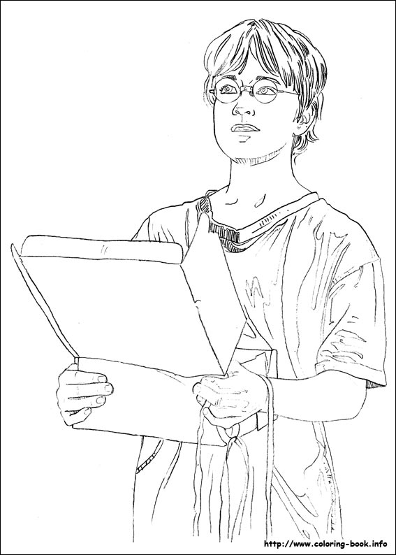 Harry Potter coloring picture